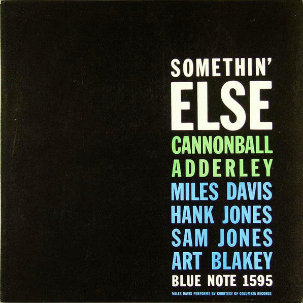 Vinyl Record for Cannonball Adderley CANNONBALL ADDERLEY - SOMETHIN' ELSE (1LP)