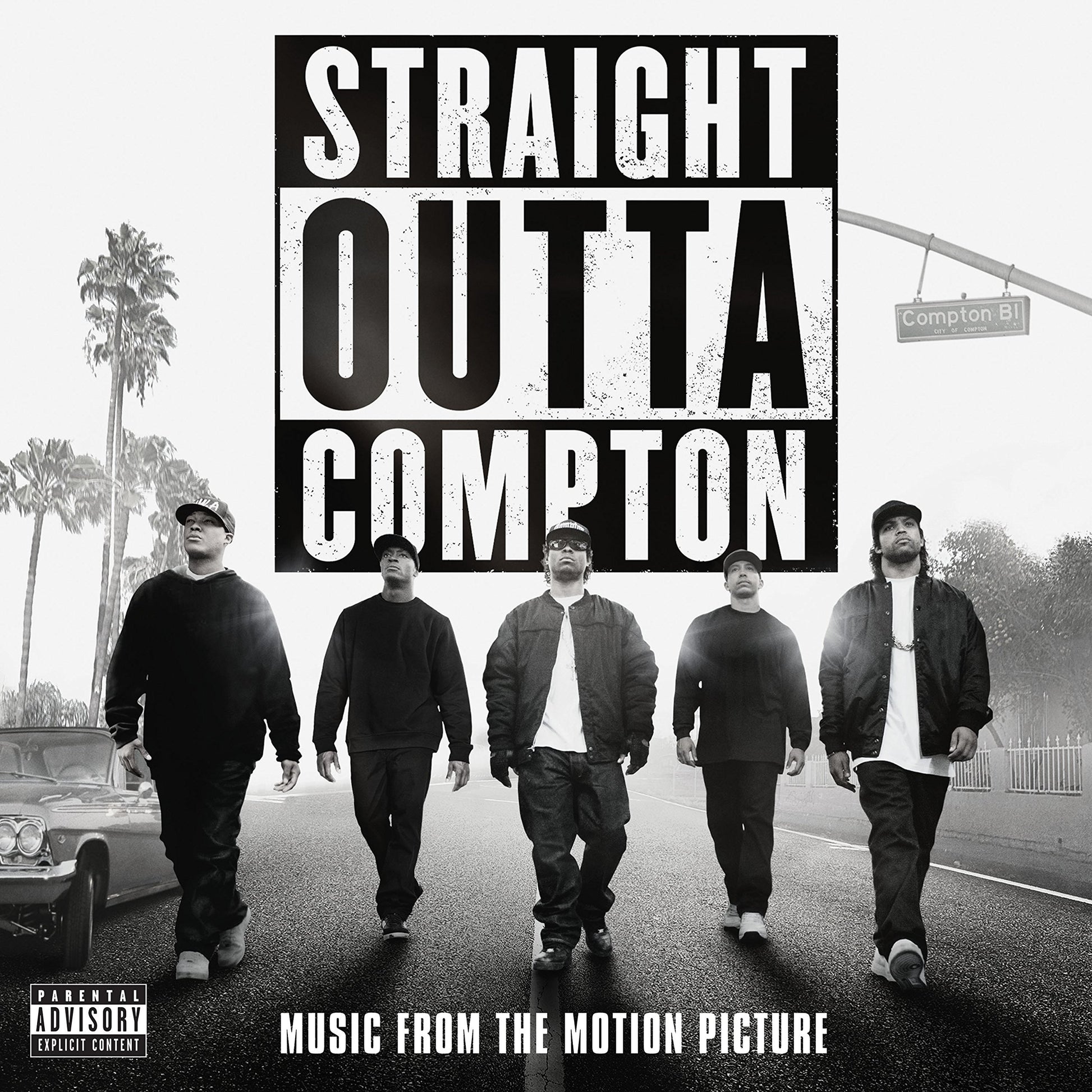 An image of the album VARIOUS - STRAIGHT OUTTA COMPTON OST (2LP/GATEFOLD)