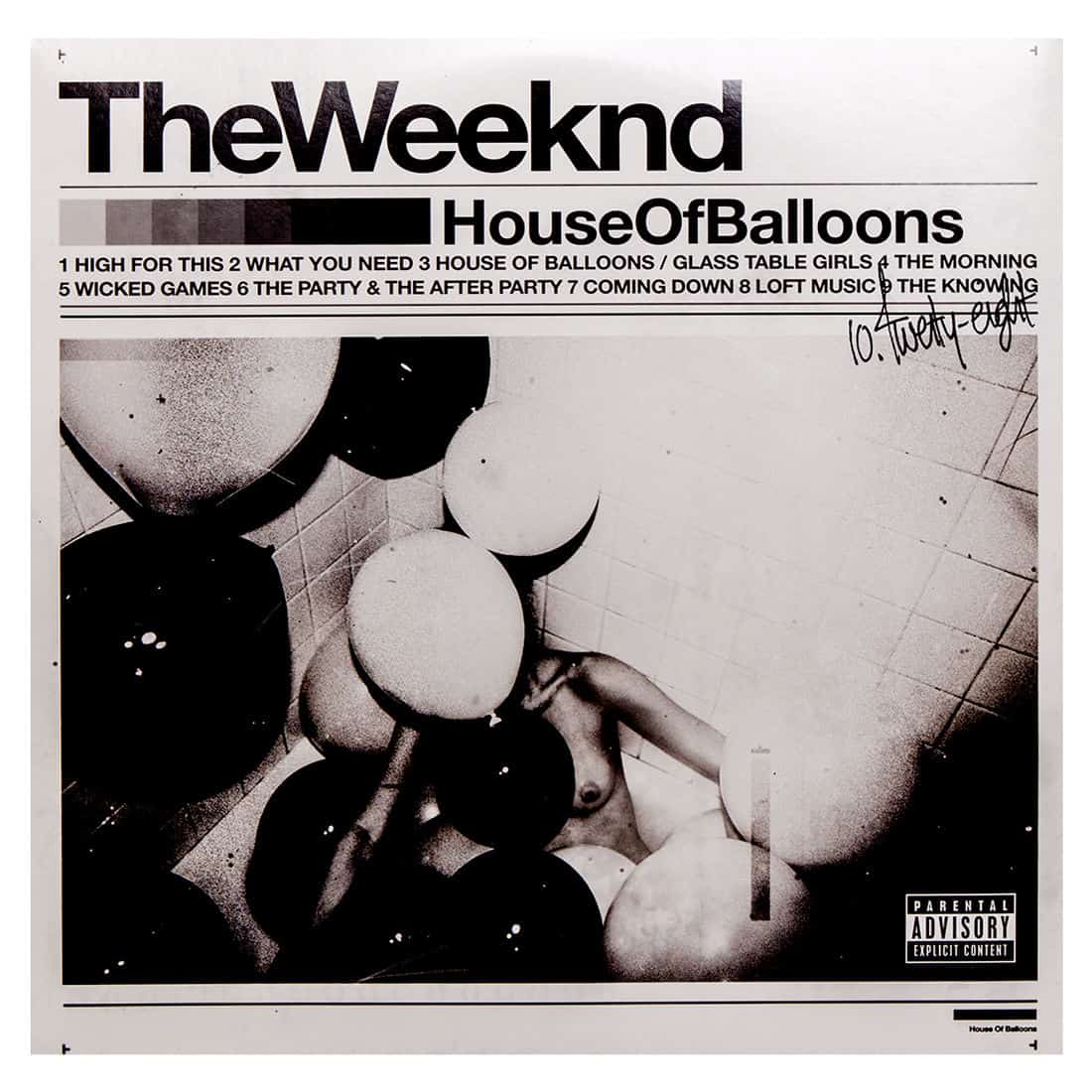 An image of the album THE WEEKND - HOUSE OF BALLOONS