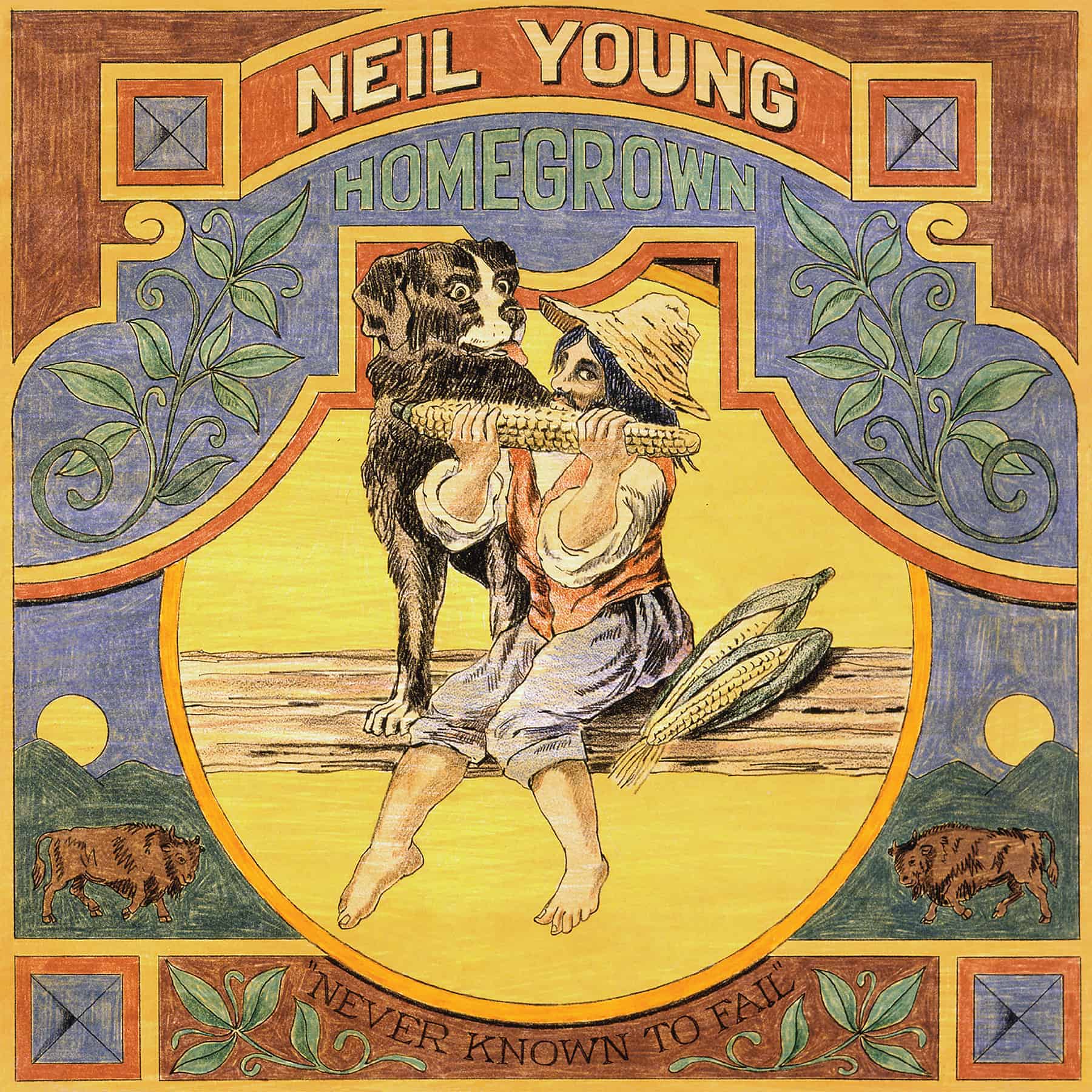 An image of the album NEIL YOUNG - HOMEGROWN