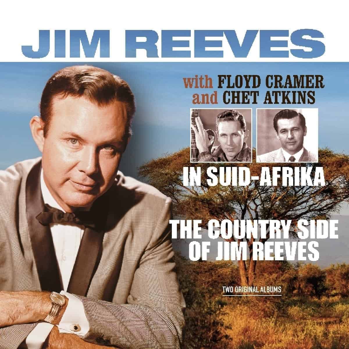 An image of the album JIM REEVES WITH FLOYD BAKER AND CHET ATKINS - IN SUID-AFRIKA/THE COUNTRY SIDE OF JIM REEVES