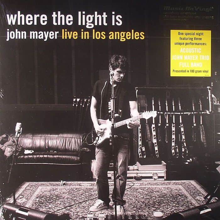 An image of the album JOHN MAYER - WHERE THE LIGHT IS: JOHN MAYER LIVE IN LOS ANGELES (4LP BOXSET)