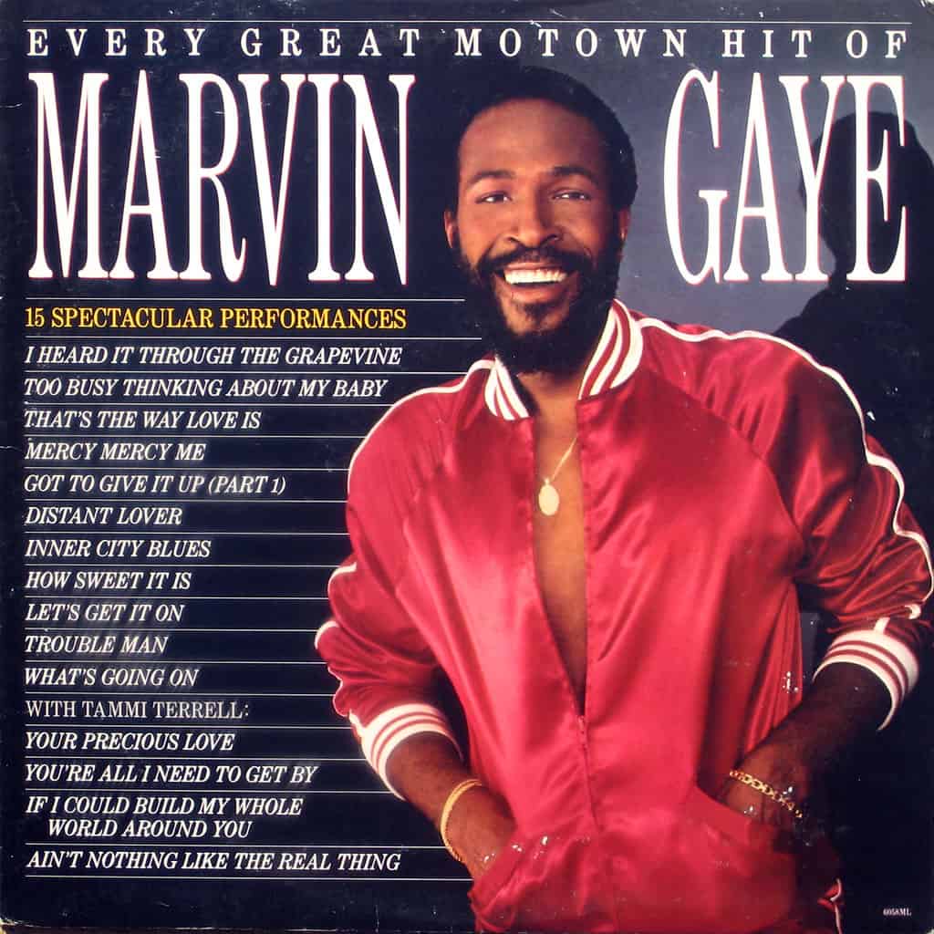 An image of the album MARVIN GAYE - EVERY GREAT MOTOWN HIT OF MARVIN GAYE: 15 SPECTACULAR PERFORMANCES