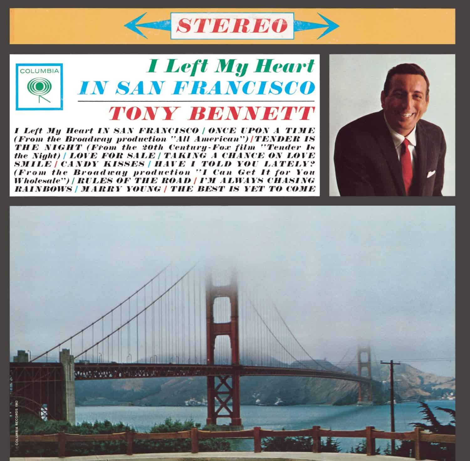 An image of the album Tony Bennett - I Left My Heart in San Francisco