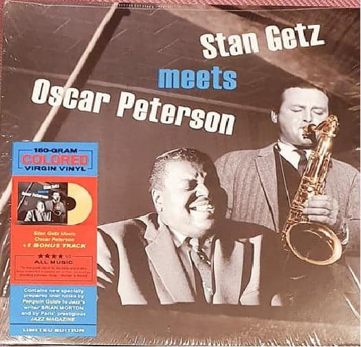 An image of the album STAN GETZ MEETS OSCAR PETERSON - STAN GETZ MEETS OSCAR PETERSON